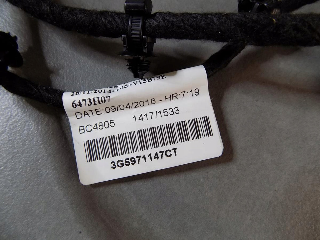 VW PASSAT B8 FLAP HARNESS REAR 3G5971147CT