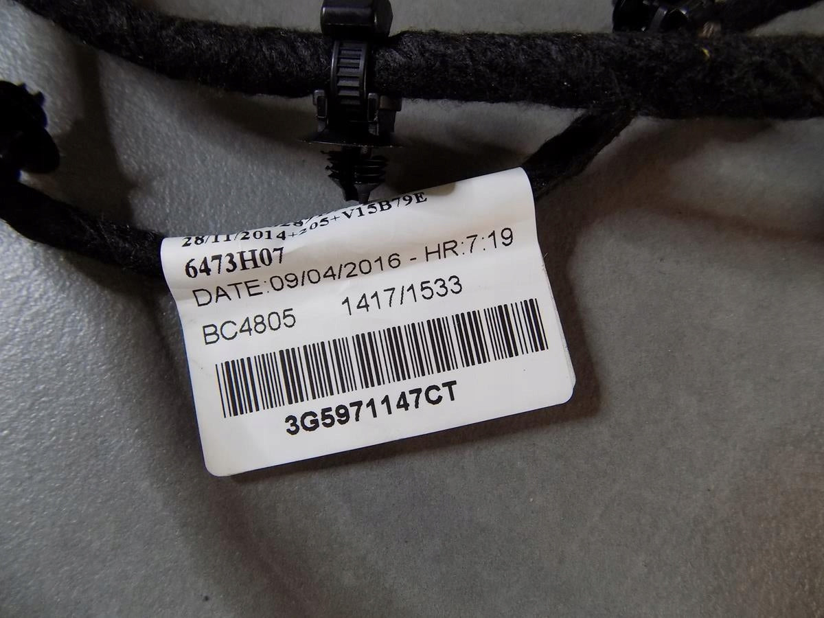 VW PASSAT B8 FLAP HARNESS REAR 3G5971147CT