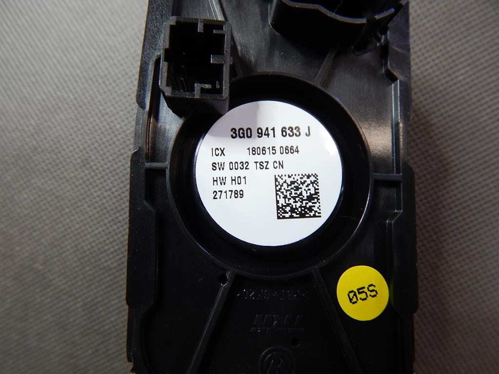 VW PASSAT B8 LIGHT SWITCH 3G0941633J