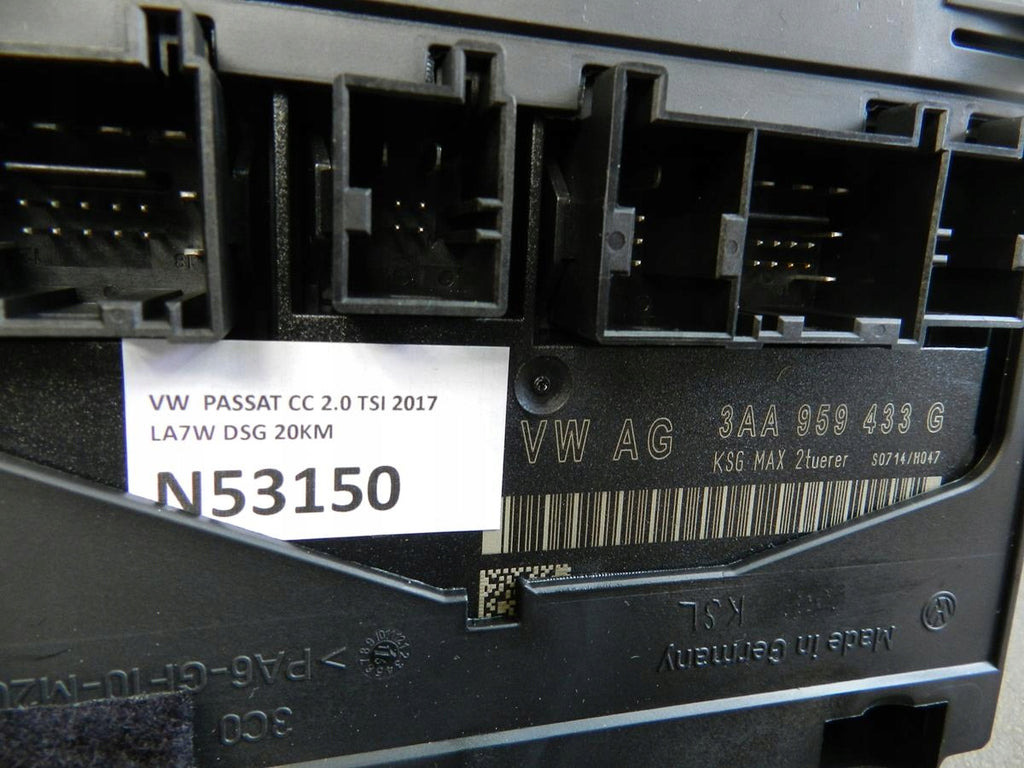 VW PASSAT CC COMFORT MODULE 3AA959433G