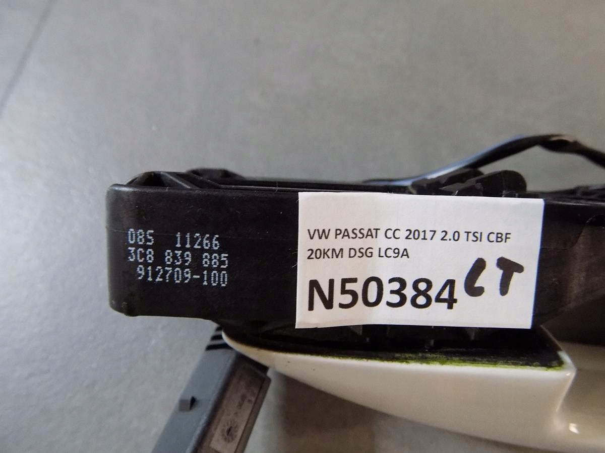 VW PASSAT CC HANDLE LEFT REAR LC9A