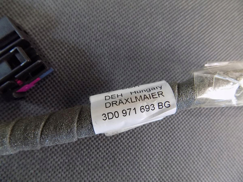 VW PHAETON DOOR HARNESS LEFT REAR 3D0971693BG
