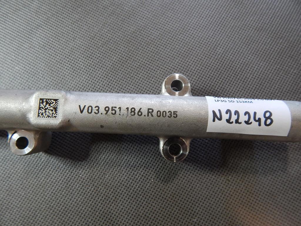 VW POLO 6C 1.0 TSI INJECTION RAIL V03951186R