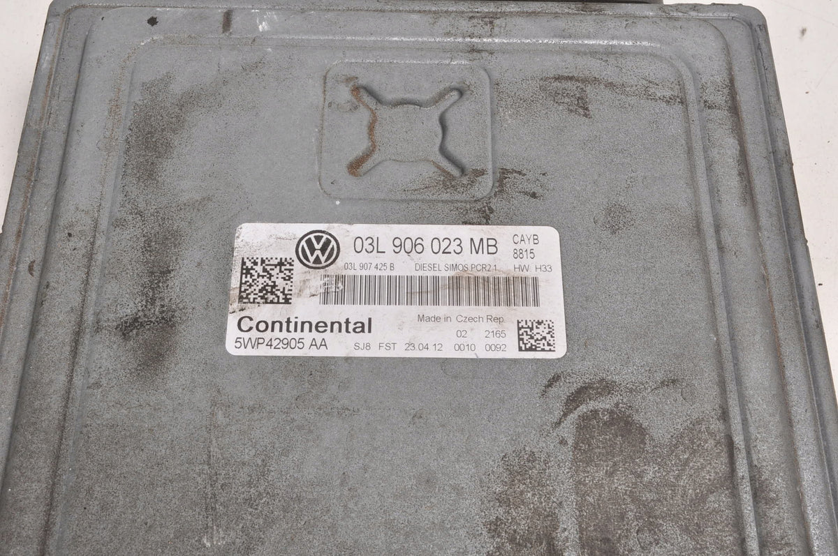 VW POLO V TOLEDO IV ALTEA 1.6 TDI COMPUTER ENGINE DRIVER 03L906023MB