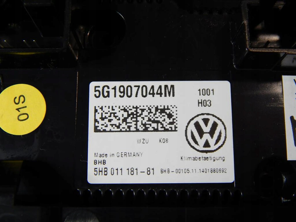 VW Sportsvan AIR CONDITIONING PANEL 5G1907044M