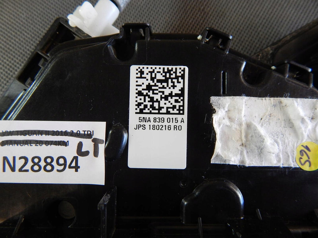 VW TIGUAN II DOOR LOCK LEFT REAR 5NA839015A