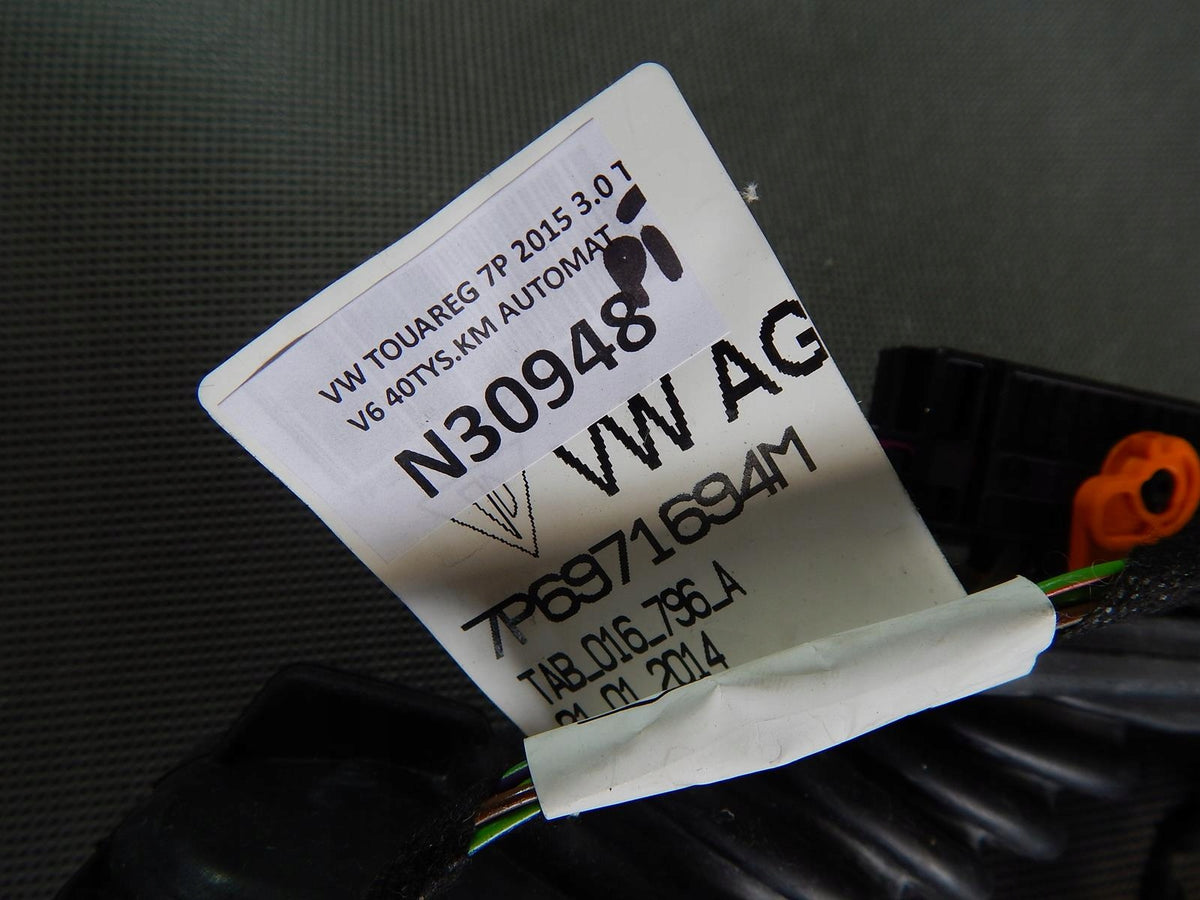 VW TOUAREG DOOR HARNESS RIGHT REAR 7P6971694M