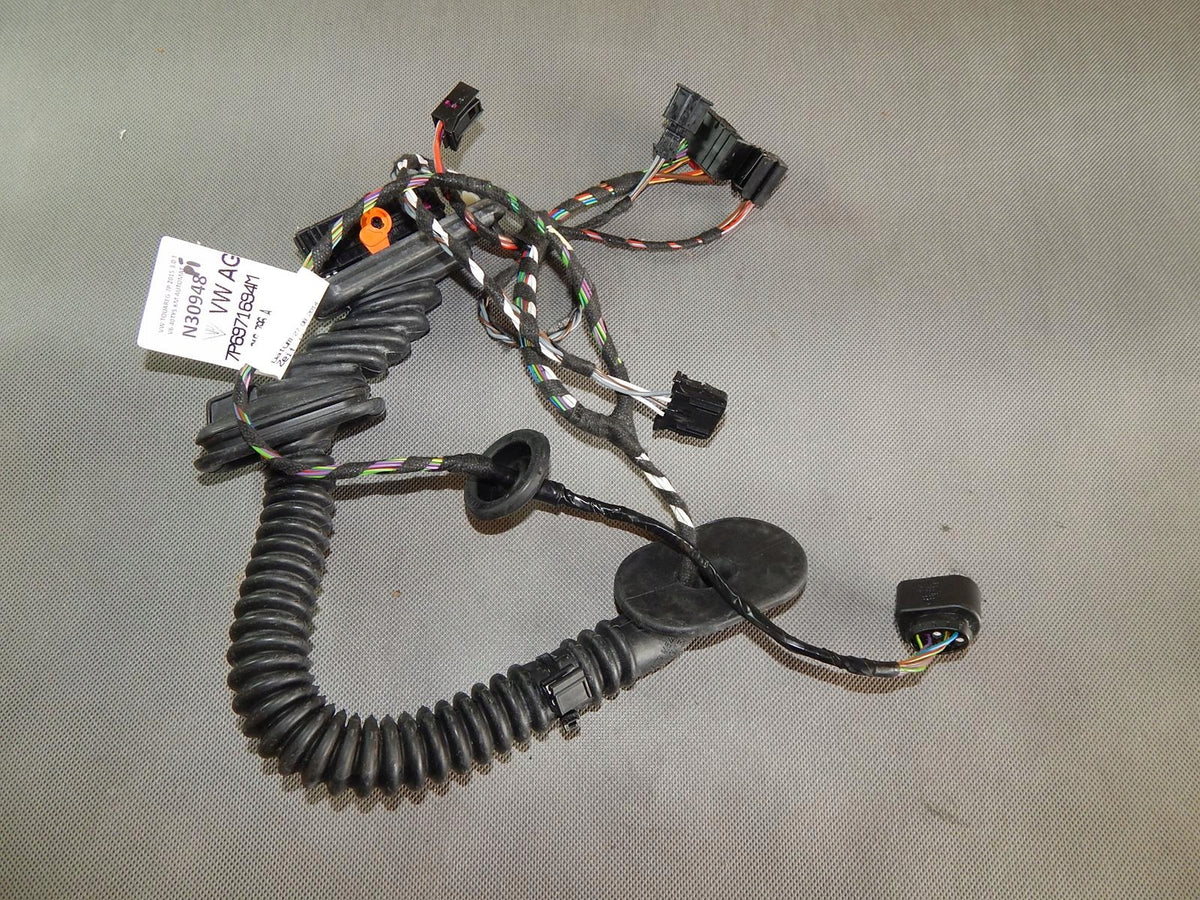 VW TOUAREG DOOR HARNESS RIGHT REAR 7P6971694M