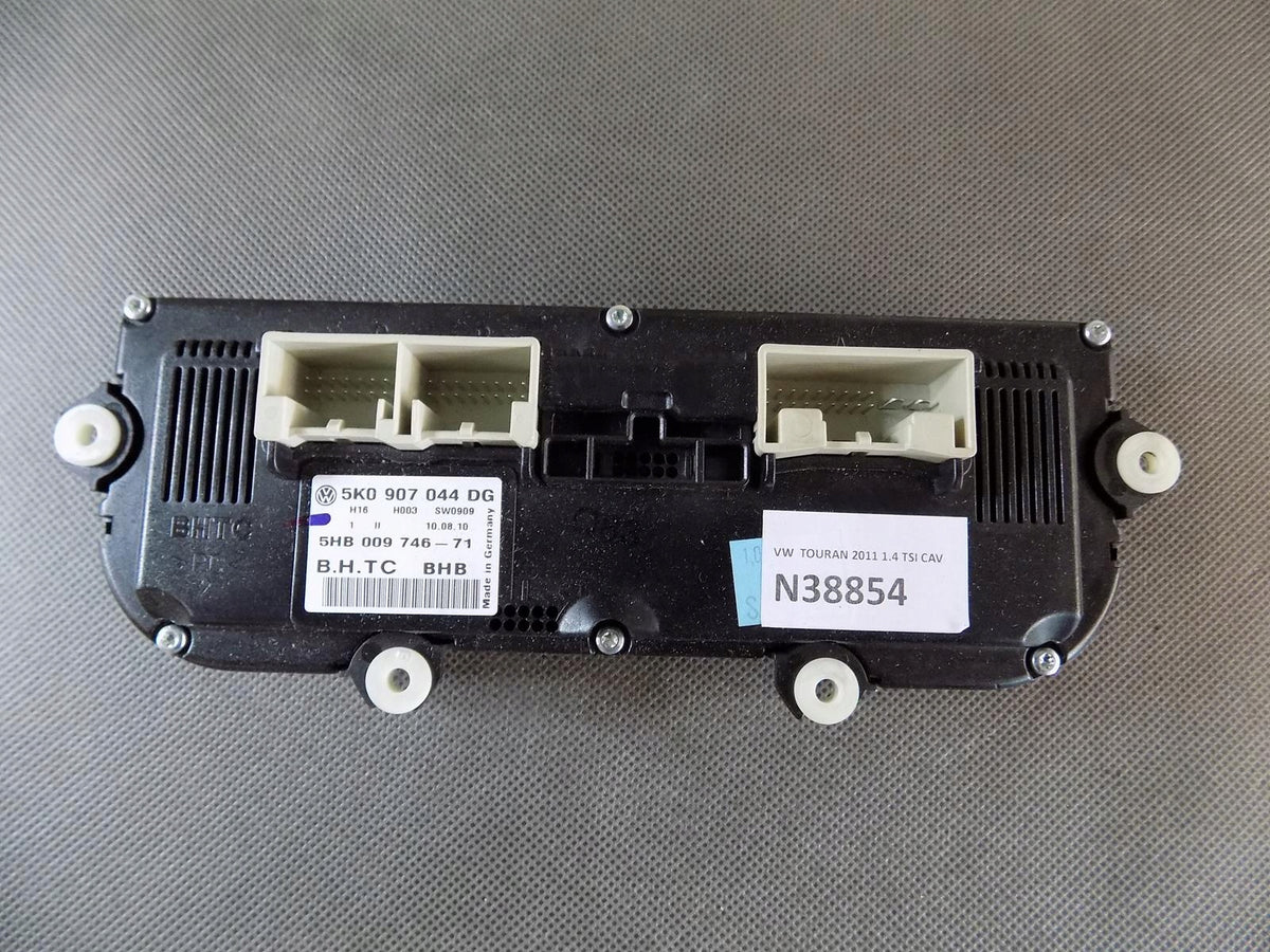 VW TOURAN II AIR CONDITIONING PANEL 5K0907044DG