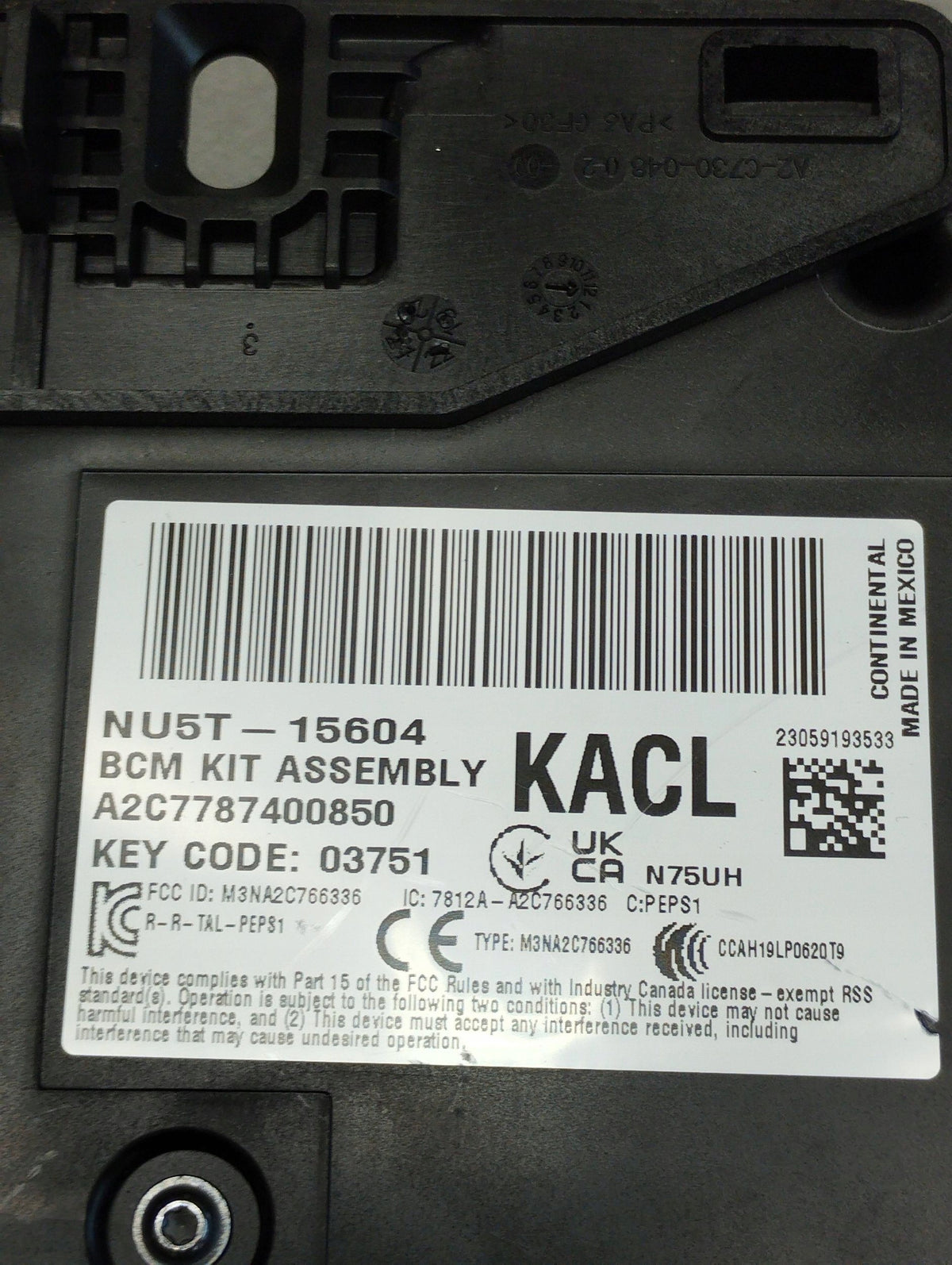 Volkswagen Amarok II 2023 MODULE BSM NU5T15604KACL
