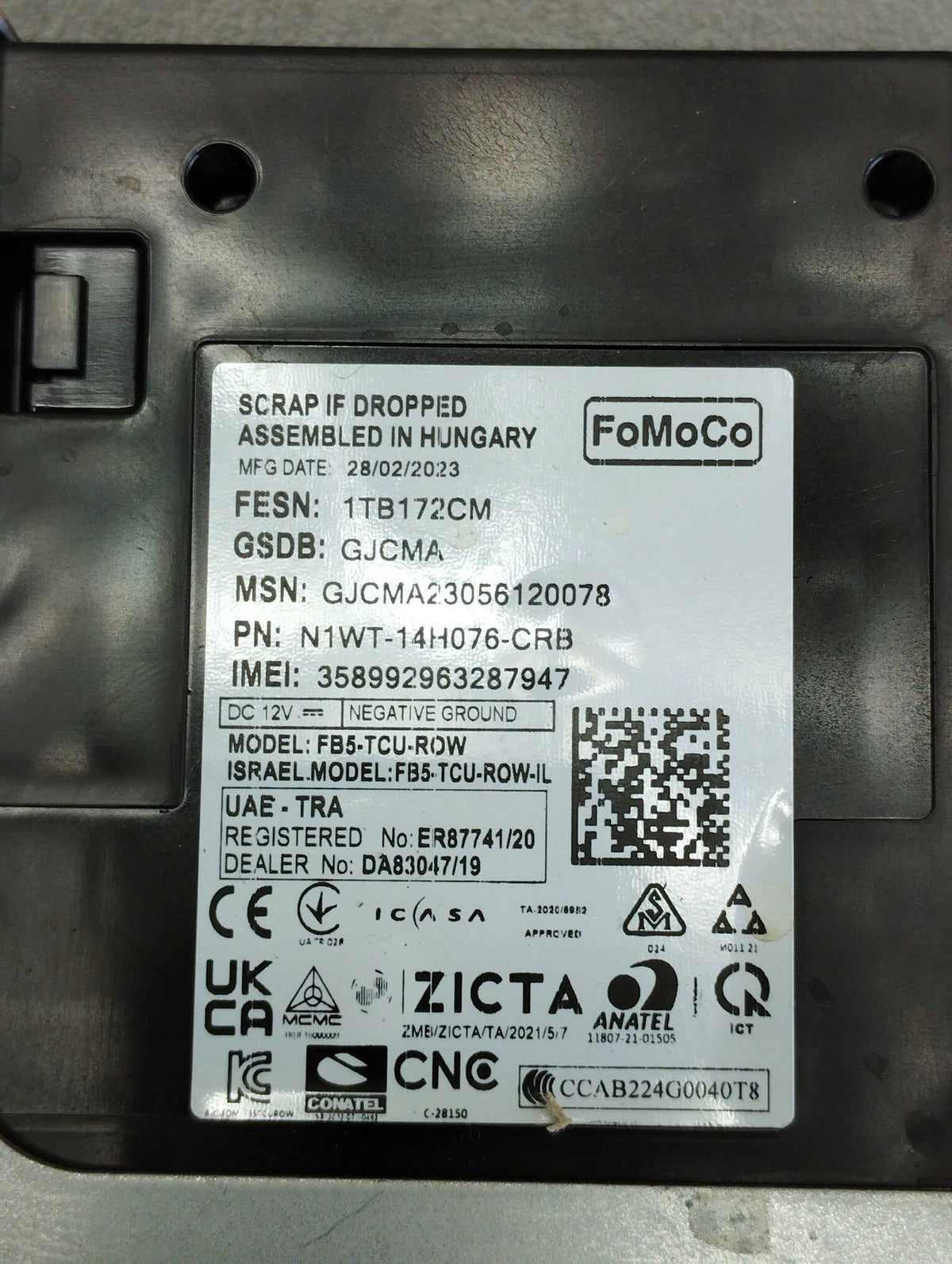 Volkswagen Amarok II CONTROLLER MODULE N1WT14H076CRB