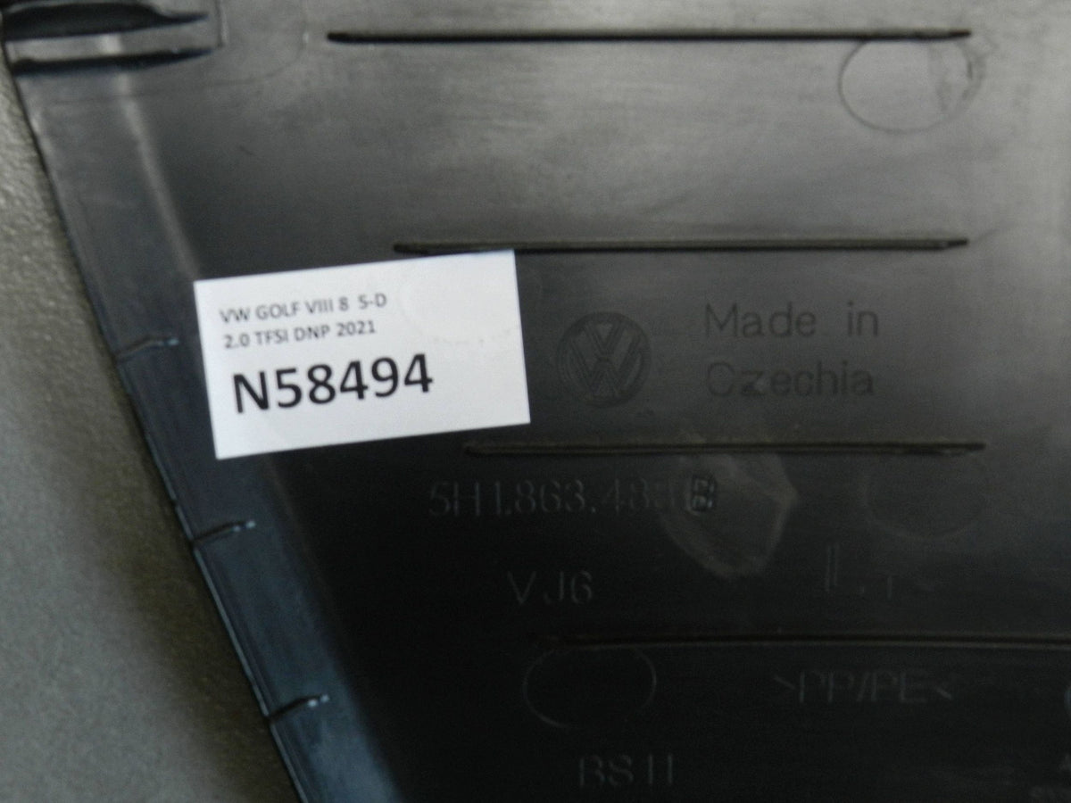 Volkswagen Golf VIII post cover left 5H1863483B N58494