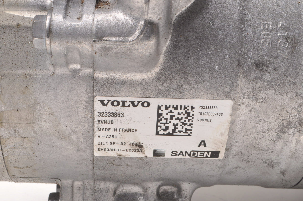 XC90 II XC60 II S60 V60 S90 V90 T8 AIR CONDITIONING COMPRESSOR 32333863 2024R